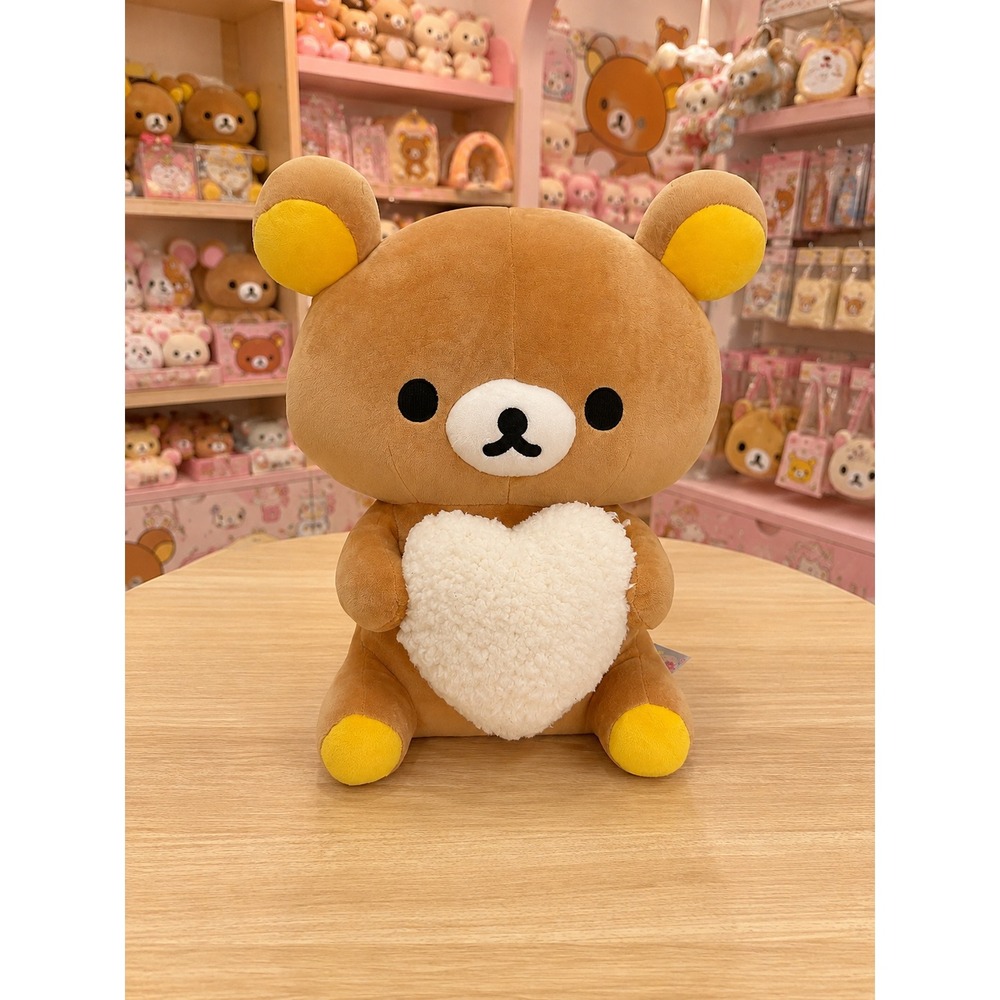 NWT 2024 RK Bathtime Rilakkuma w/ Heart Cloud b y San-X Rilakkuma, 14", #GS9095